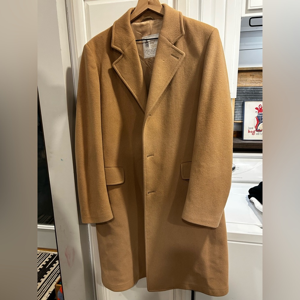 London Fog Vintage 100% Wool Trench Coat